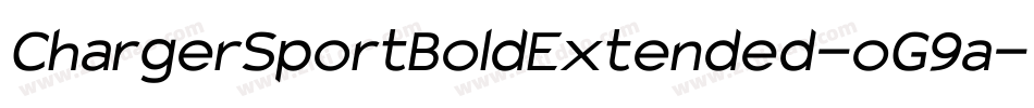 ChargerSportBoldExtended-oG9a字体转换