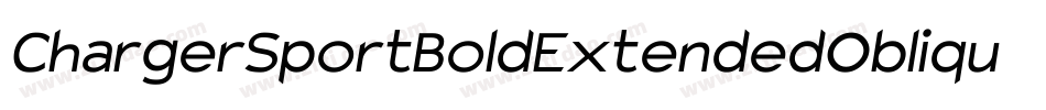 ChargerSportBoldExtendedOblique-41Wx字体转换