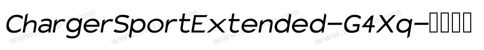 ChargerSportExtended-G4Xq字体转换