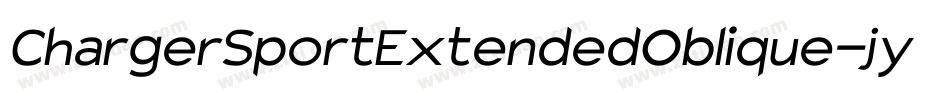 ChargerSportExtendedOblique-jy7R字体转换