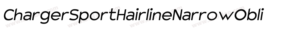 ChargerSportHairlineNarrowOblique-8Yj2字体转换
