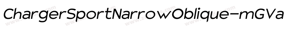 ChargerSportNarrowOblique-mGVa字体转换