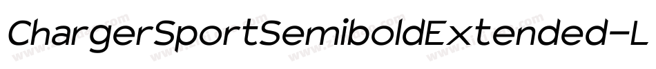 ChargerSportSemiboldExtended-LBmD字体转换