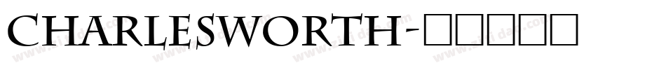 Charlesworth字体转换