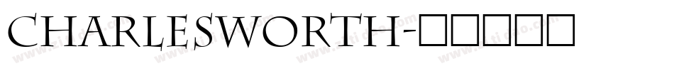 Charlesworth字体转换