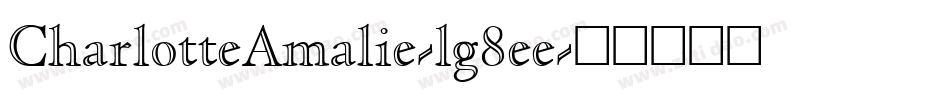 CharlotteAmalie-lg8ee字体转换