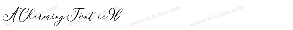 ACharmingFont-ee9l字体转换