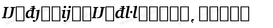 ExtensionExtraBold字体转换