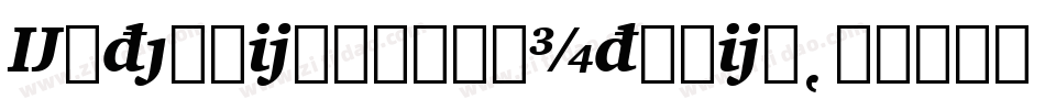 ExtensionBookItalic字体转换