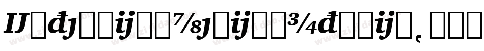 ExtensionMediumItalic字体转换
