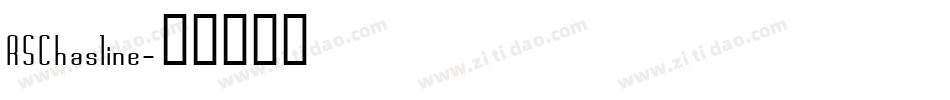 RSChasline字体转换