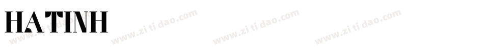 HATINH字体转换