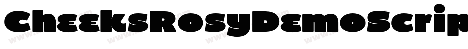 CheeksRosyDemoScript字体转换