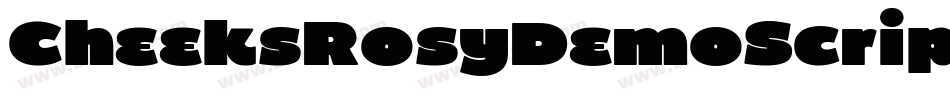 CheeksRosyDemoScript字体转换