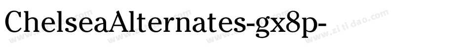 ChelseaAlternates-gx8p字体转换