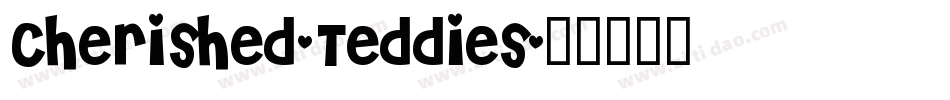 Cherished-Teddies字体转换