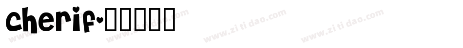 cherif字体转换