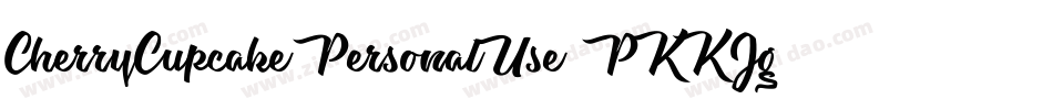 CherryCupcakePersonalUse-PKKJg字体转换