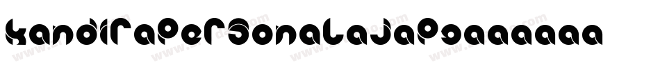 KandiraPersonal-j0pG字体转换
