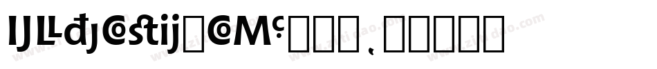 ExtensionBold字体转换