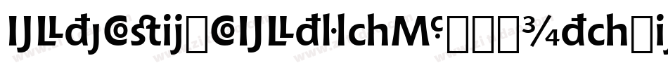 ExtensionExtraBoldItalic字体转换