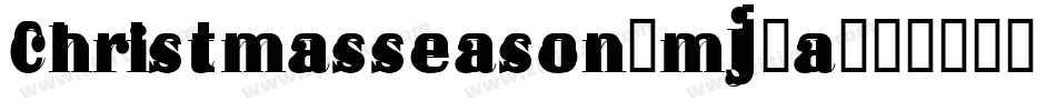 Christmasseason-mJ1a字体转换