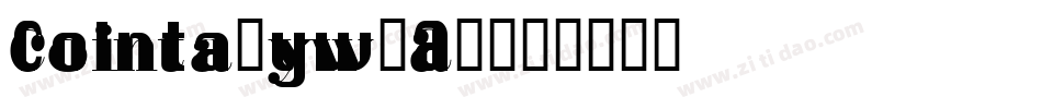 Cointa-yw1A3字体转换