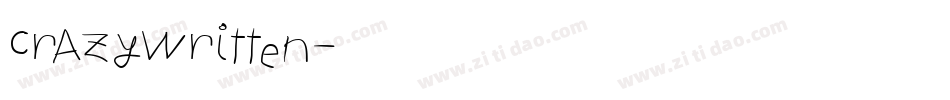 CrazyWritten字体转换