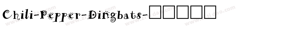 Chili-Pepper-Dingbats字体转换