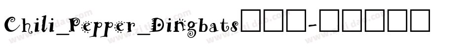 Chili_Pepper_Dingbats手机版字体转换