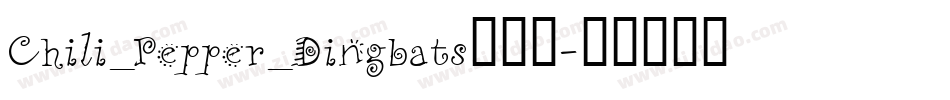 Chili_Pepper_Dingbats手机版字体转换