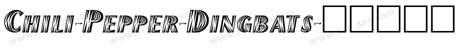 Chili-Pepper-Dingbats字体转换