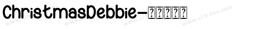 ChristmasDebbie字体转换