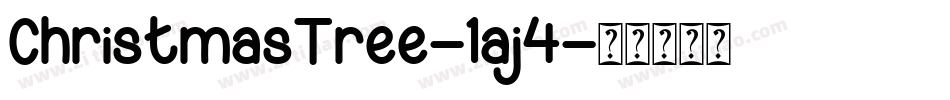 ChristmasTree-1aj4字体转换