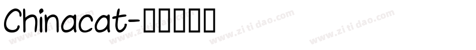 Chinacat字体转换