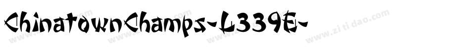 ChinatownChamps-L339E字体转换