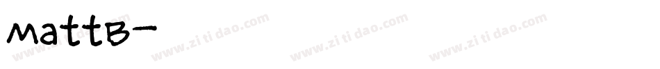 MattB字体转换