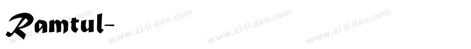 Ramtul字体转换