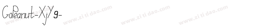 GoPeanut-XjY9字体转换