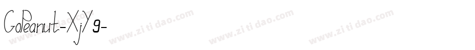 GoPeanut-XjY9字体转换