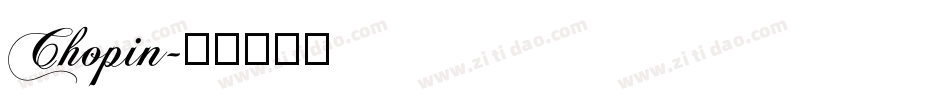 Chopin字体转换