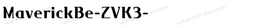MaverickBe-ZVK3字体转换