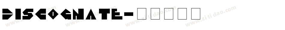 Discognate字体转换