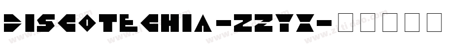 Discotechia-zZYX字体转换