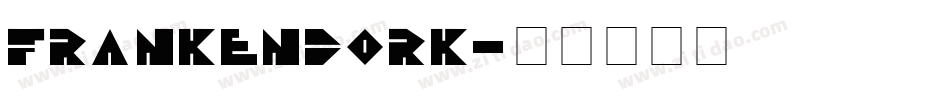 FrankenDork字体转换