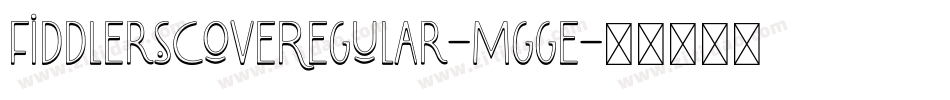 FiddlersCoveRegular-Mgge字体转换