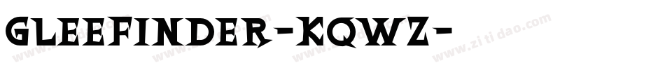 GleeFinder-KqwZ字体转换