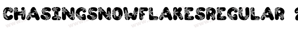 ChasingSnowflakesRegular-2OOZX字体转换