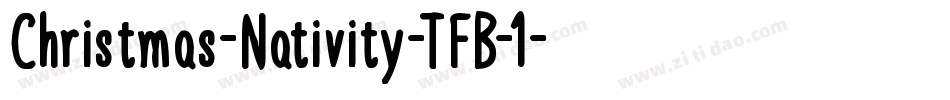 Christmas-Nativity-TFB-1字体转换