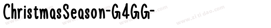 ChristmasSeason-G4GG字体转换